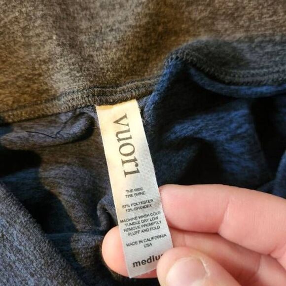 Vuori Asymmetric Block Yoga Leggings sz Medium - Picture 3 of 4